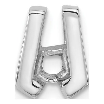 14K White Gold Slide for Pendant Mounting