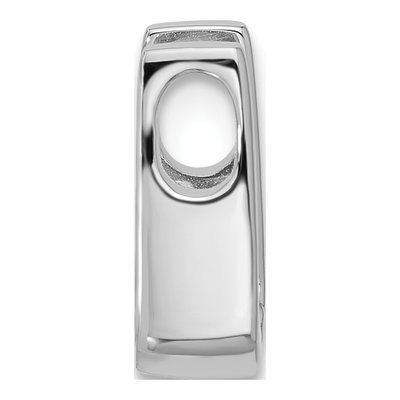 14K White Gold Slide for Pendant Mounting – view 3