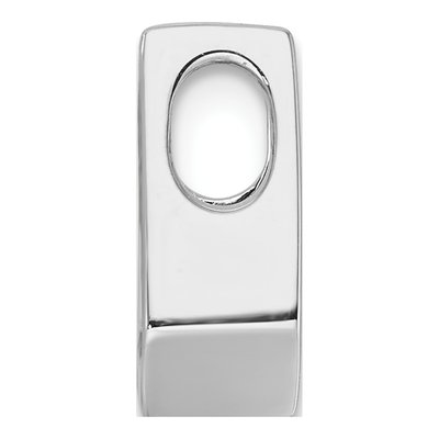 14K White Gold Slide for Pendant Mounting – view 3