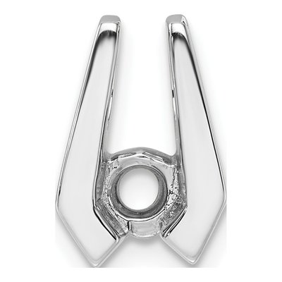 14K White Gold Slide for Pendant Mounting