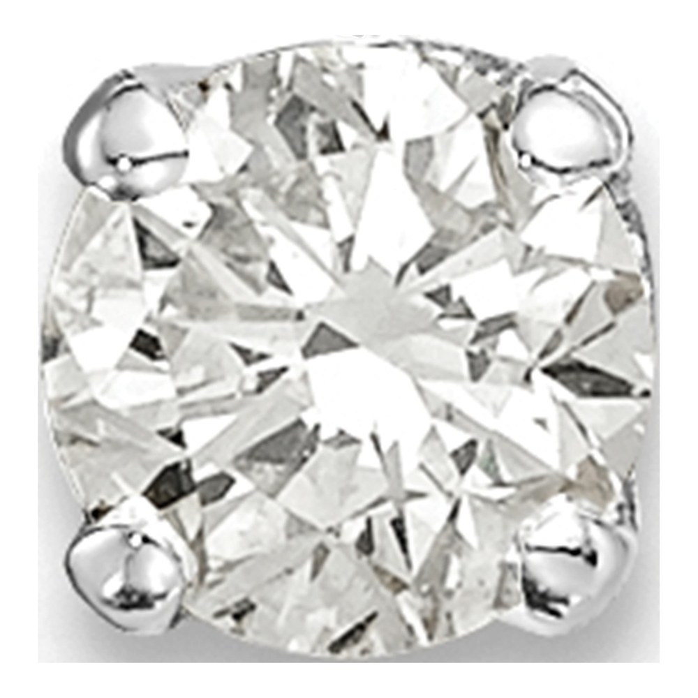 14K White Gold 1/6 ct tw 3.5mm Round Diamond Stud Earrings