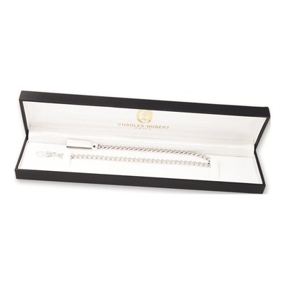 Charles Hubert Sterling Silver Pocket Watch Chain – view 2