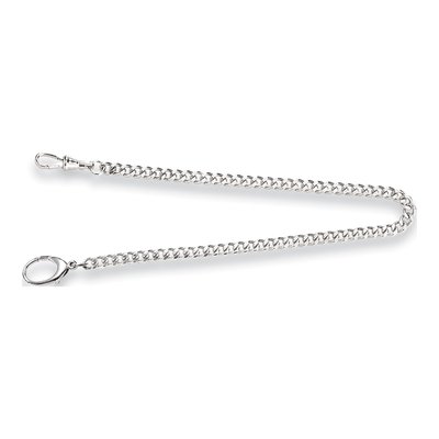 Charles Hubert Sterling Silver Pocket Watch Chain