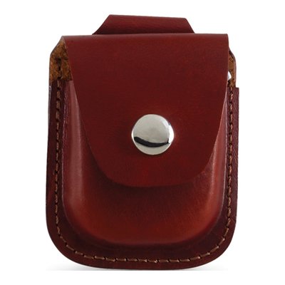 Charles Hubert Brown Leather Pocket Watch Holder