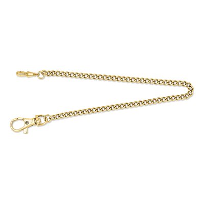 Charles Hubert 14.5in Gold-Tone Pocket Watch Chain