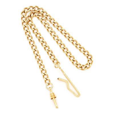 Charles Hubert 14.5in Gold-Tone Pocket Watch Chain – view 2