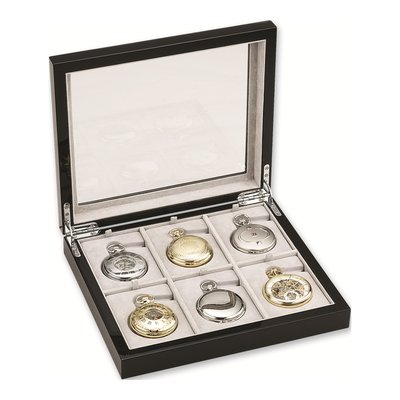 Charles Hubert Wood Pocket Watch Display Box