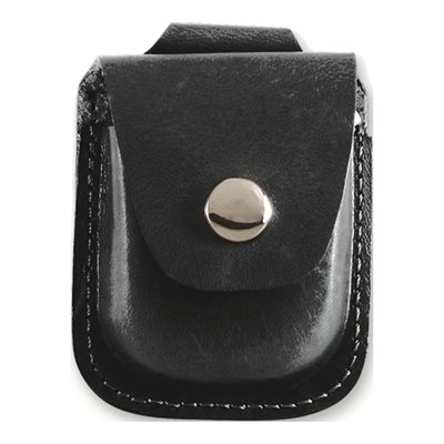 Charles Hubert Black Leather Pocket Watch Holder