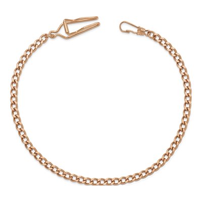 Charles Hubert 14.5in Rose Tone Pocket Watch Chain – view 3