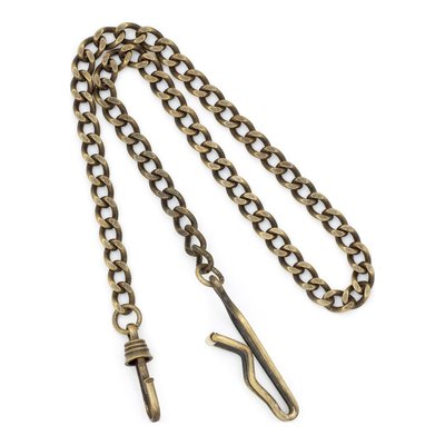 Charles Hubert Antique Gold-Tone Pocket Watch Chain