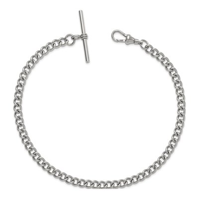 Charles Hubert Stainless Steel Pocket Watch Chain – view 3