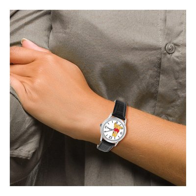 Disney Winnie the Pooh Black Leather Strap Watch – view 2