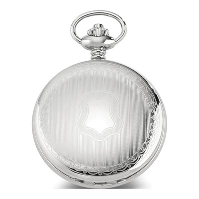 Charles Hubert Skeleton Pocket Watch, Stainless Steel – view 2