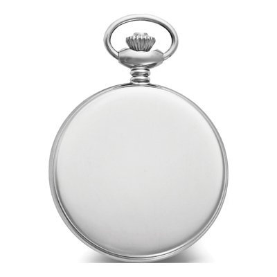 Charles Hubert Skeleton Pocket Watch, Stainless Steel – view 4
