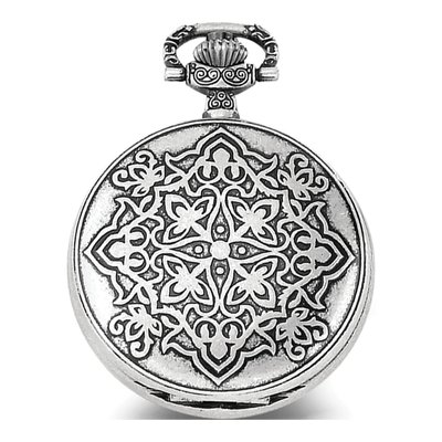 Charles Hubert Antiqued Floral Pocket Watch – view 2