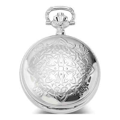 Charles Hubert Chrome Floral Pocket Watch – view 2