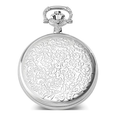 Charles Hubert Chrome Floral Pocket Watch – view 3