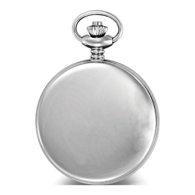 Charles Hubert Stainless Steel Oval Pocket Watch – view 4