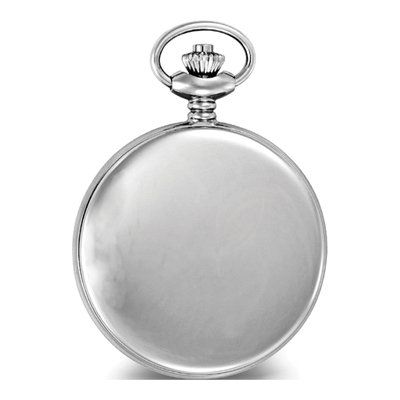 Charles Hubert Stainless Steel Striped Pocket Watch – view 4