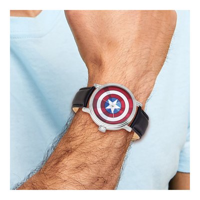 Marvel Captain America Leather Band Watch – view 5