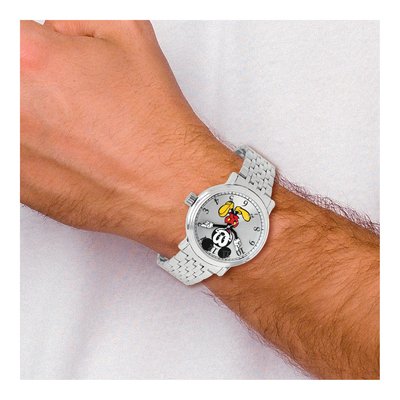 Disney Adult Size Silver-Tone Dial Mickey Mouse Watch – view 2