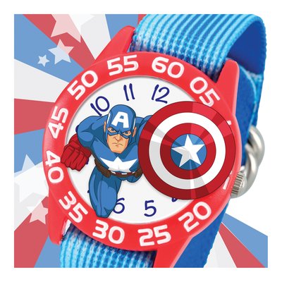 Marvel Captain America Kids Time Teacher Watch – view 5