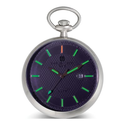 Charles Hubert Stainless Steel Pocket Watch – view 3