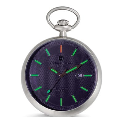 Charles Hubert Stainless Steel Pocket Watch – view 3