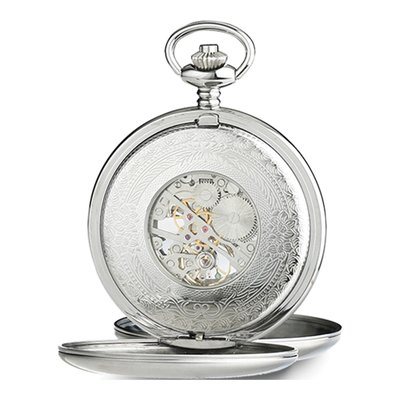Charles Hubert Stainless Steel Tritium Pocket Watch – view 2
