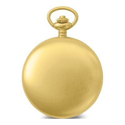 Charles Hubert IP-Plated Skeleton Pocket Watch – view 3