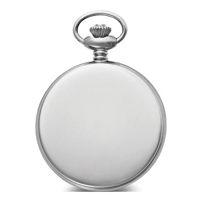 Charles Hubert Stainless Steel Skeleton Pocket Watch – view 3
