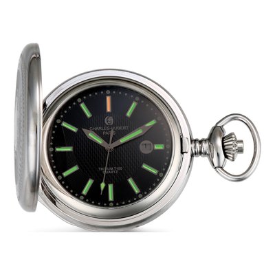 Charles Hubert Skeleton Mechanical Pocket Watch – view 4