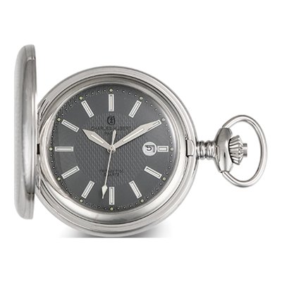 Charles Hubert Stainless Steel Tritium Pocket Watch – view 2
