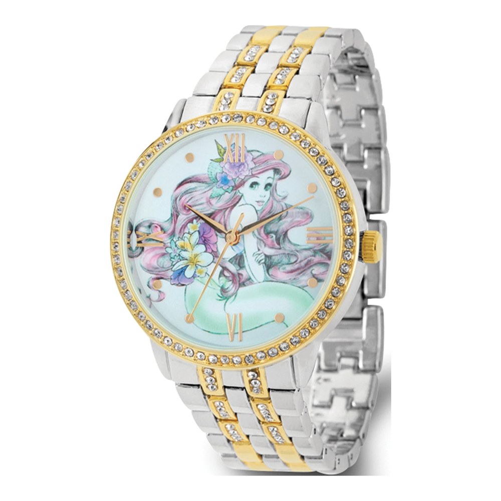 Disney Ariel Two-Tone Crystal Watch for Women