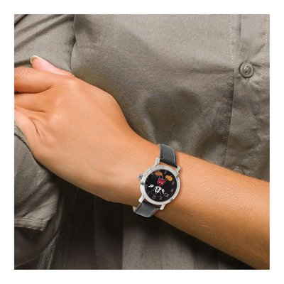 Disney Adult Size Black Strap Mickey Mouse W/Moving Arms Watch – view 2
