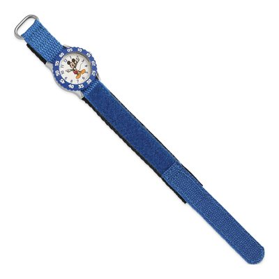 Disney Kids Mickey Mouse Blue Strap Time Teacher Watch – view 2