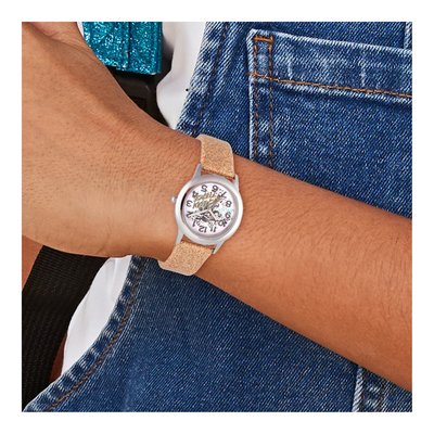 Disney Descendants Kids' Gold-Tone Glitter Watch – view 2