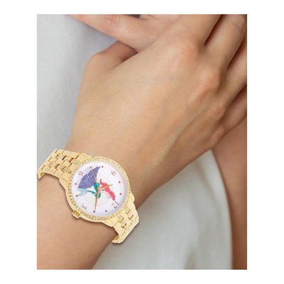 Disney Little Mermaid Gold-Tone Crystal Watch – view 2