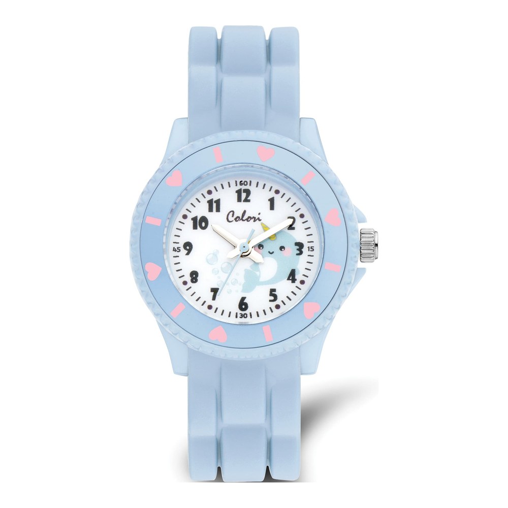 Colori Kids Blue Narwhal 30mm Watch