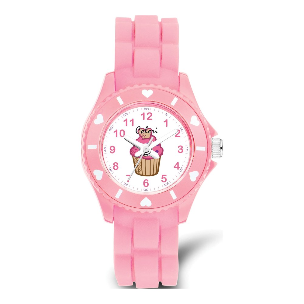 Colori Kids Pink Cupcake 30mm Watch