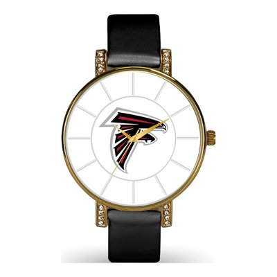 Atlanta Falcons Women's Crystal Logo Watch