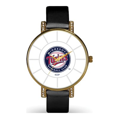 Minnesota Twins Women's Crystal Quartz Watch