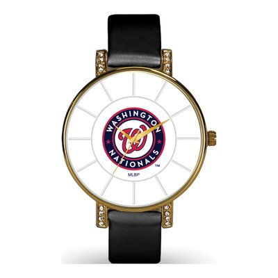 Washington Nationals Women's Crystal Quartz Watch