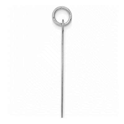 14K White Gold Disc Charm – view 3