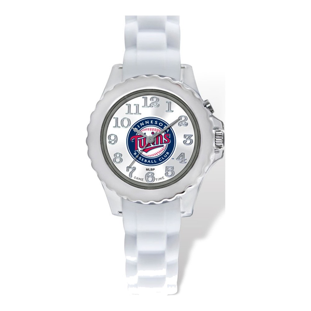 Minnesota Twins Youth White Strap Watch