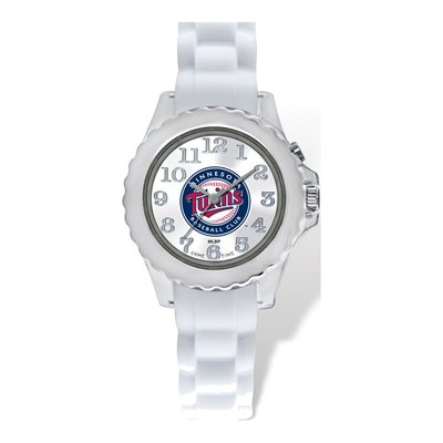 Minnesota Twins Youth White Strap Watch