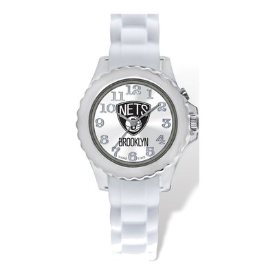 Youth NBA Brooklyn Nets Flash White Strap Watch