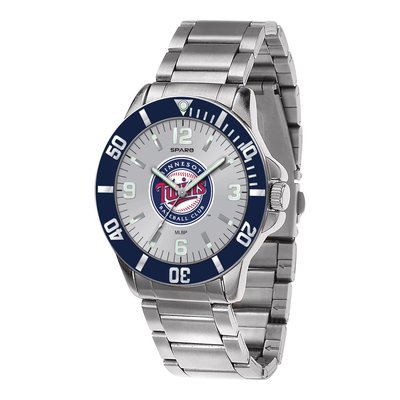Minnesota Twins Men's Stainless Steel Quartz Watch