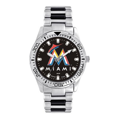 MLB Miami Marlins Men's Heavy Hitter Watch
