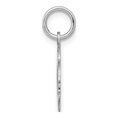 14K White Gold Girl Pendant – view 4